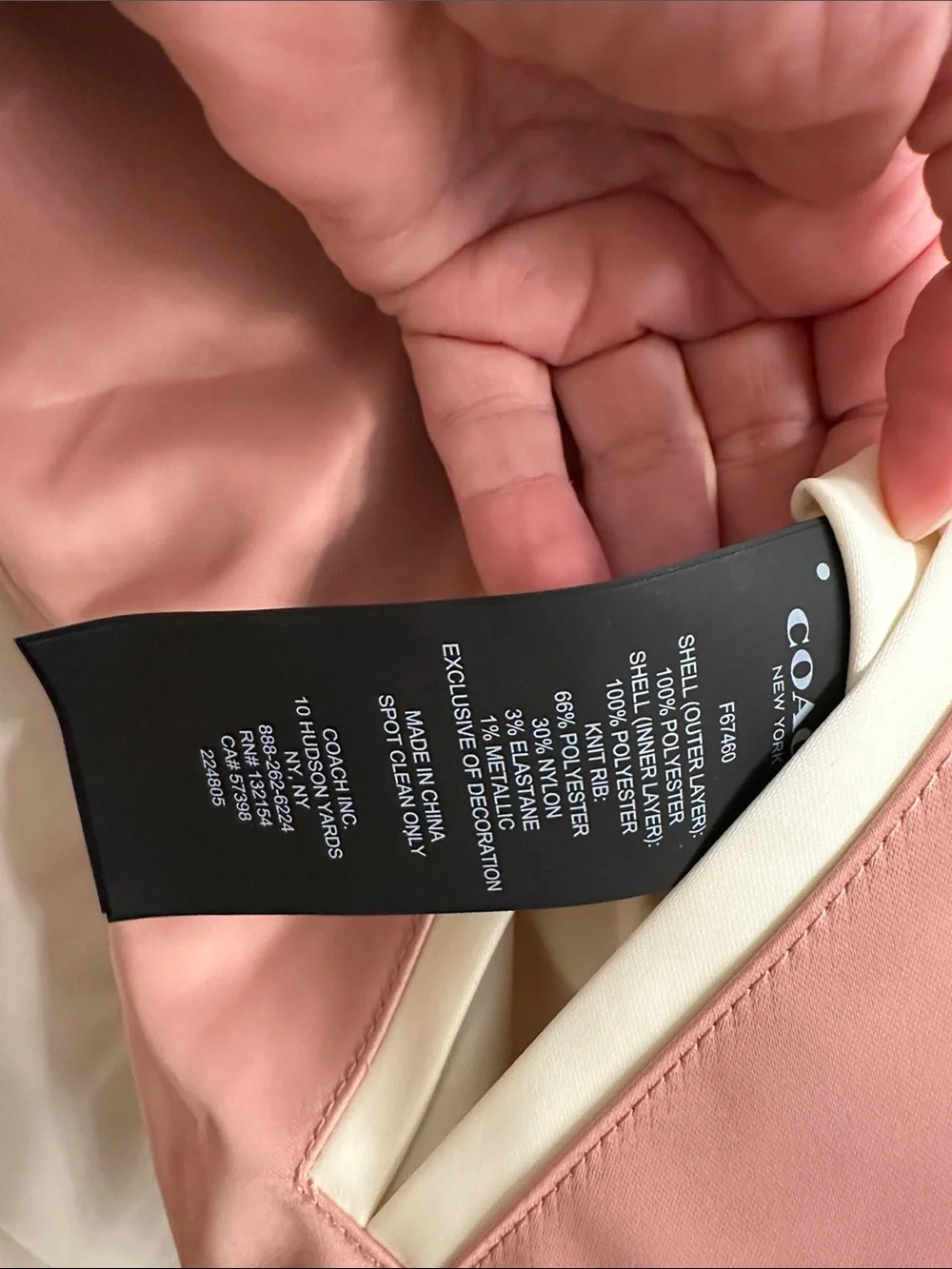 Coach Reversible Satin Varsity Jacket,